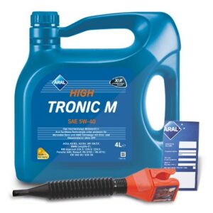 4 L HighTronic M 5W-40 + Ölwechsel-Anhänger + Einfülltrichter 15F48D