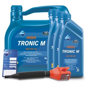 7 L HighTronic M 5W-40 + Ölwechsel-Anhänger + Einfülltrichter 15F48D