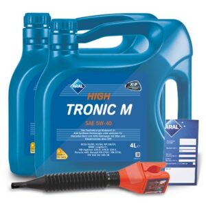 8 L HighTronic M 5W-40 + Ölwechsel-Anhänger + Einfülltrichter 15F48D