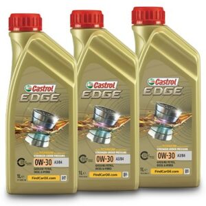 3x 1 L EDGE FLUID TITANIUM 0W-30 A3/B4 15F698