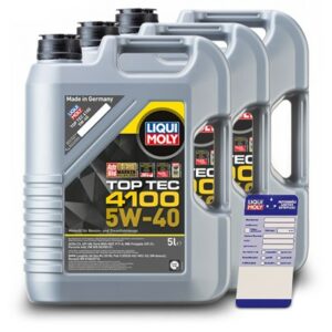 Liqui moly  15 L Top Tec 4100 5W-40 + Ölw.-Anhänger  3701 : 5440