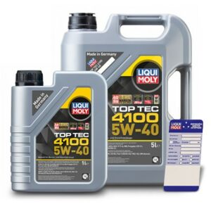 Liqui moly 6 L Top Tec 4100 5W-40 + Ölwechsel-Anhänger  5440 : 3700 : 3701