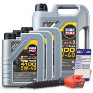 Liqui moly  8 L Top Tec 4100 5W-40+Anhänger+Trichte  3701 : 3700 : 5440 : 3050