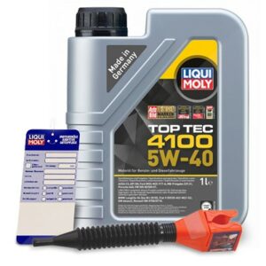 Liqui moly  1 L Top Tec 4100 5W-40+Anhänger+Trichte  5440 : 3700 : 3050