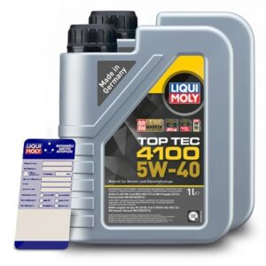 Liqui moly  2x 1 L Top Tec 4100 5W-40+Ölw.-Anhänger  3700 : 5440