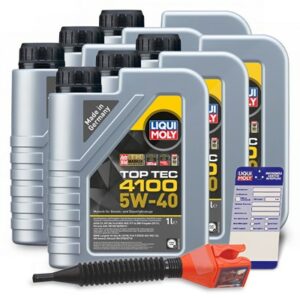 Liqui moly  6x 1 L Top Tec 4100 5W-40+Anhänger+Tric  3700 : 5440 : 3050