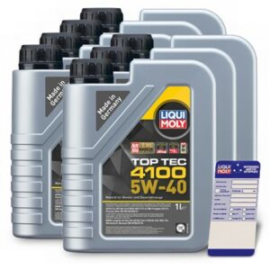 Liqui moly  7x 1 L Top Tec 4100 5W-40+Ölw.-Anhänger  5440 : 3700