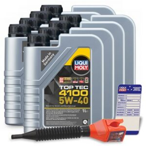 Liqui moly  8x 1 L Top Tec 4100 5W-40+Anhänger+Tric  3700 : 5440 : 3050