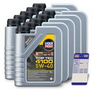 Liqui moly  10x 1 L Top Tec 4100 5W-40 + Anhänger  5440 : 3700