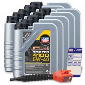 Liqui moly  10x 1 L Top Tec 4100 5W-40+Anhänger+Tri  3700 : 5440 : 3050