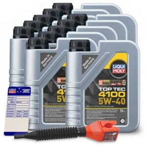 Liqui moly  11x 1 L Top Tec 4100 5W-40+Anhänger+Tri  3700 : 5440 : 3050