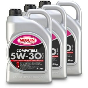 3x 5 L megol Motorenöl Compatible SAE 5W-30 Plus 6562