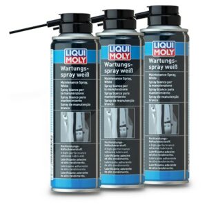 3x 250 ml Wartungsspray weiß 3075