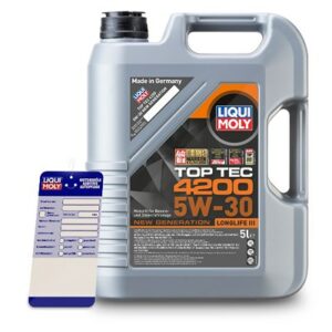 Liqui moly  5 L Top Tec 4200 5W-30 + Ölw.-Anhänger  5440 : 3707