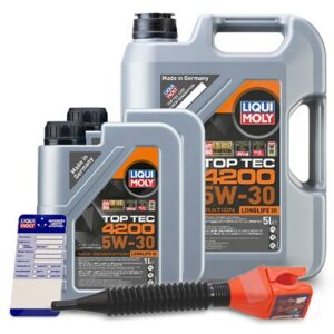 Liqui moly  7 L Top Tec 4200 5W-30+Anhänger+Trichte  3706 : 3707 : 3050 : 5440