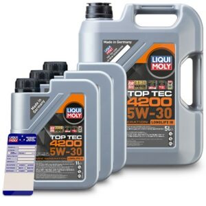 Liqui moly  8 L Top Tec 4200 5W-30 + Ölw.-Anhänger  5440 : 3707 : 3706