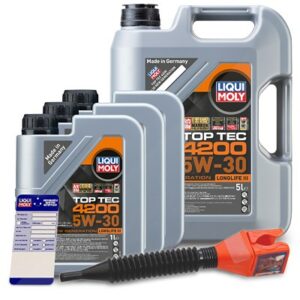 Liqui moly  8 L Top Tec 4200 5W-30+Anhänger+Trichte  3706 : 3707 : 3050 : 5440