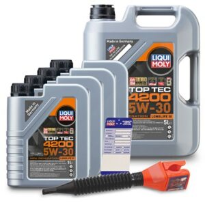 Liqui moly  9 L Top Tec 4200 5W-30+Anhänger+Trichte  3706 : 3707 : 3050 : 5440