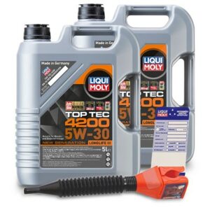 Liqui moly  10 L Top Tec 4200 5W-30+Anhänger+Tricht  3707 : 3050 : 5440