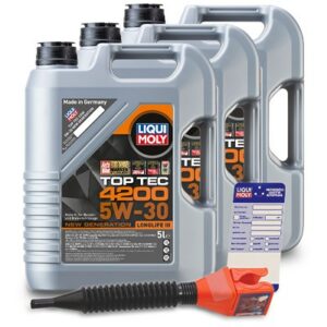 Liqui moly  15 L Top Tec 4200 5W-30+Anhänger+Tricht  3707 : 3050 : 5440