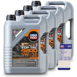 Liqui moly  20 L Top Tec 4200 5W-30 + Ölw.-Anhänger  5440 : 3707