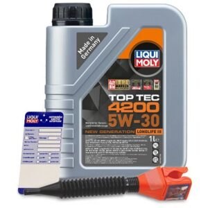 Liqui moly  1 L Top Tec 4200 5W-30+Anhänger+Trichte  3706 : 3050 : 5440