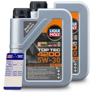 Liqui moly 2x 1 L Top Tec 4200 5W-30 + Ölwechsel-Anhänger  5440 : 3706