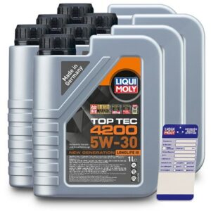 Liqui moly  6x 1 L Top Tec 4200 5W-30+Ölw.-Anhänger  5440 : 3706