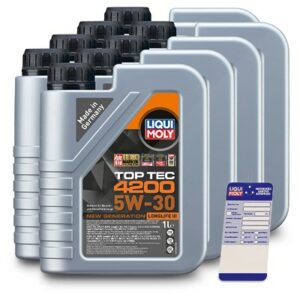 Liqui moly  8x 1 L Top Tec 4200 5W-30+Ölw.-Anhänger  5440 : 3706