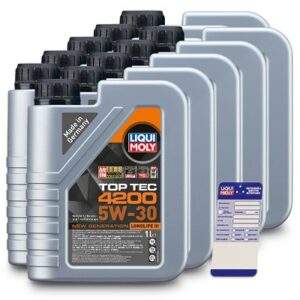 Liqui moly  10x 1 L Top Tec 4200 5W-30 + Anhänger  5440 : 3706