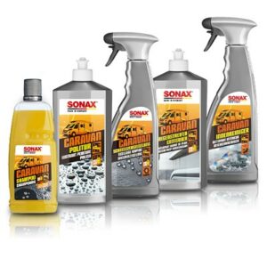 CARAVAN SchnellVersiegelung+RegenstreifenEntferner+Shampoo+Politu 40594488