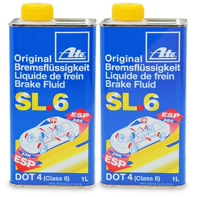 2x 1 Liter Bremsflüssigkeit SL.6 DOT4 03.9901-6402.2