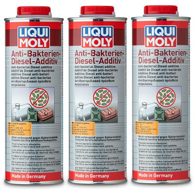 3x 1 L Anti-Bakterien-Diesel-Additiv 21317