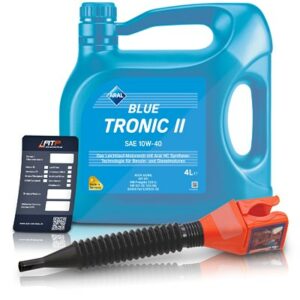 4 L BlueTronic II 10W-40 + Ölwechsel-Anhänger + Einfülltrichter 15F470