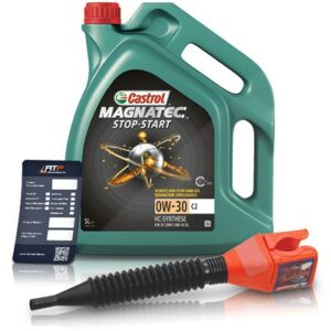 5 L Magnatec Stop-Start 0W-30 C2+Ölwechsel-Anhänger+Einfülltr 15F6BD