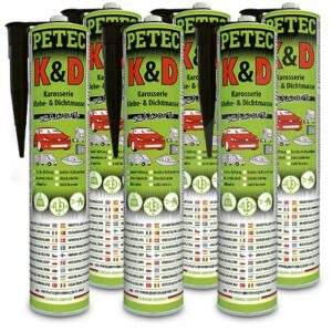 Petec  6x 310ml K&D Karosserie Klebe- u. Dichtmasse  94730