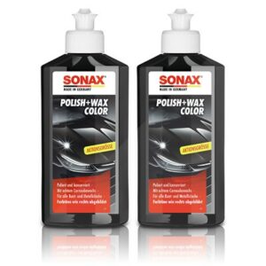 2x 250 ml Polish + Wax Color schwarz 2961410