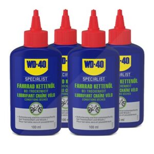 4x SPECIALIST 100ml Fahrrad Kettenöl bei Trockenheit 49695/NBA