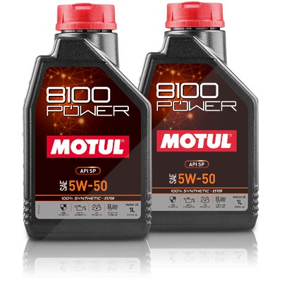 2x 1 L Motoröl 8100 Power 5W-50 111811