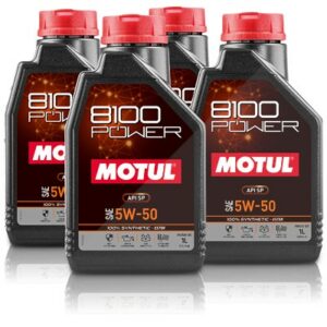 4x 1 L Motoröl 8100 Power 5W-50 111811