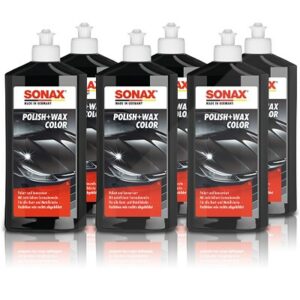 Sonax 6x 500ml Polish & Wax Color NanoPro schwarz  02961000