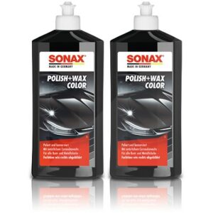 Sonax  2x 500ml Polish & Wax Color NanoPro schwarz  02961000