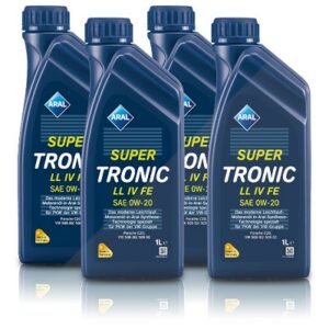 4x 1 L SuperTronic LL IV FE 0W-20 15F3C3