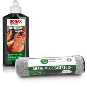 250ml Lederpflege Lotion + Riesen-Mikrofasertuch 40674842