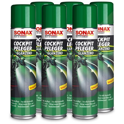 Sonax 6x 400ml CockpitPfleger Lemon-fresh  03433000