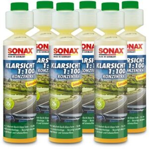 Sonax 6x 250ml KlarSicht 1:100 Konzentrat Lemon-fresh  03731410