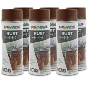 Dupli color 6x 400ml Rosteffekt-Spray 383588