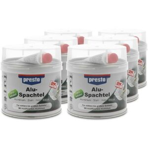 Presto 6x 1kg Alu-Spachtel 600375