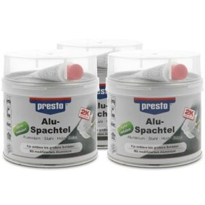 Presto 3x 1kg Alu-Spachtel 600375