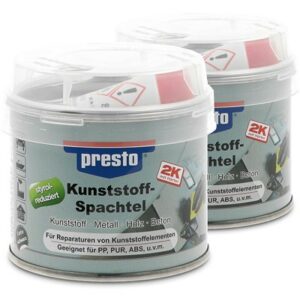 Presto  2x 250g Kunststoffspachtel  601460